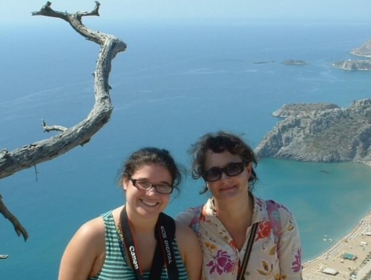 Travel-cutie-and-niece-during-Greece-trip-free-Sheraton-hotel-to-Rhodes-Greece