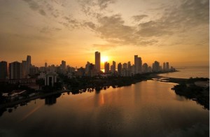 Bocagrande-Sunset-Cartagena-Colombia