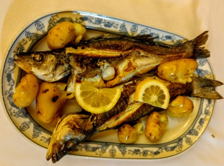 grilled Sea bass Porto portugal